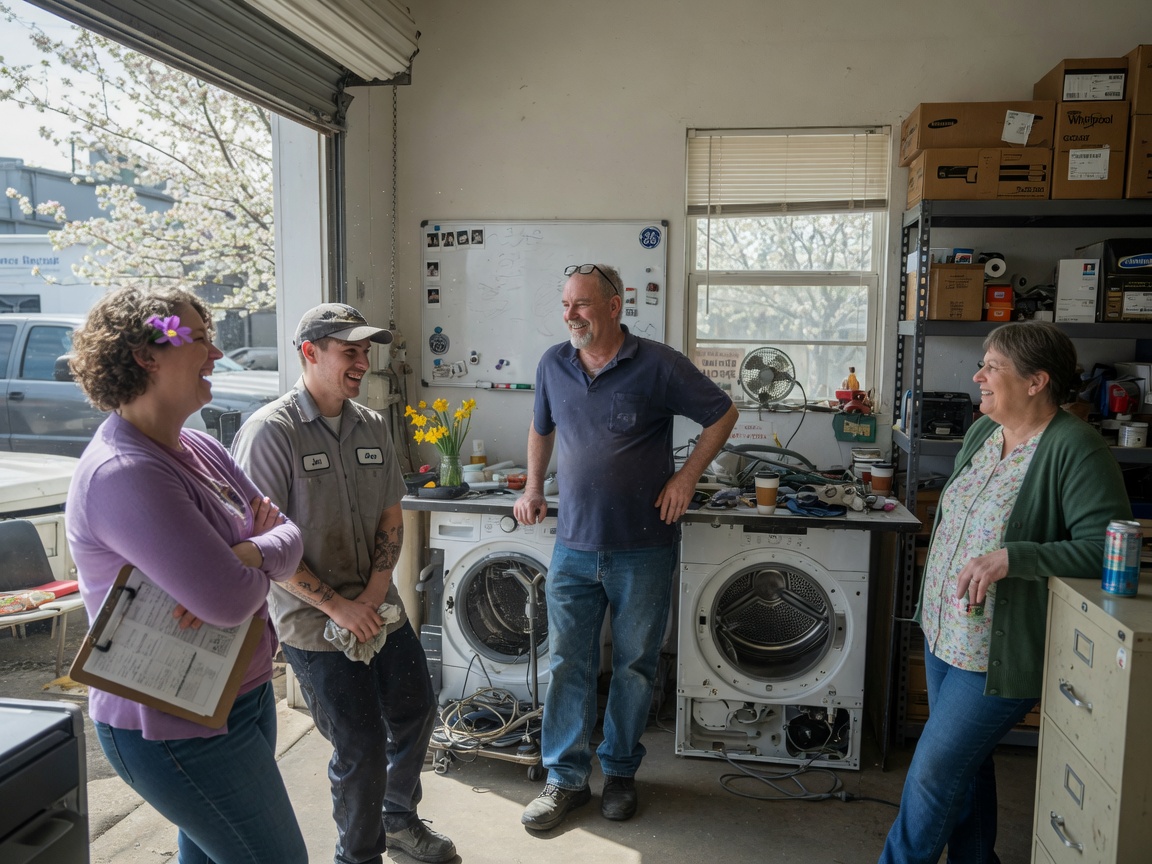 The Fieldstone Group team at work in Spring